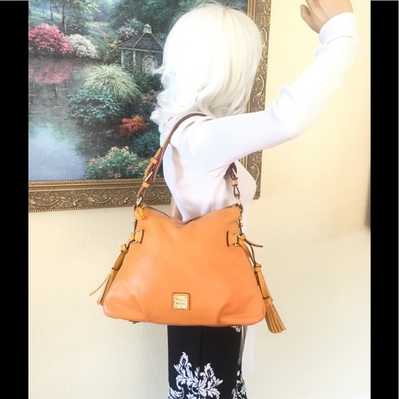 DOONEY AND BOURKE YELLOW LEATHER SHOULDER BAG - Picture 3 of 9